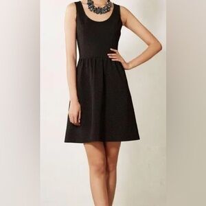 Anthropologie HD in Paris Starry Night Black Glitter Dress Size XS